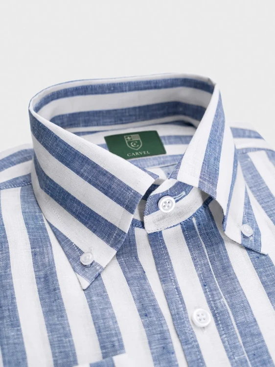 koszula-lniana-paski-button-down-bialo-granatowa-3.webp